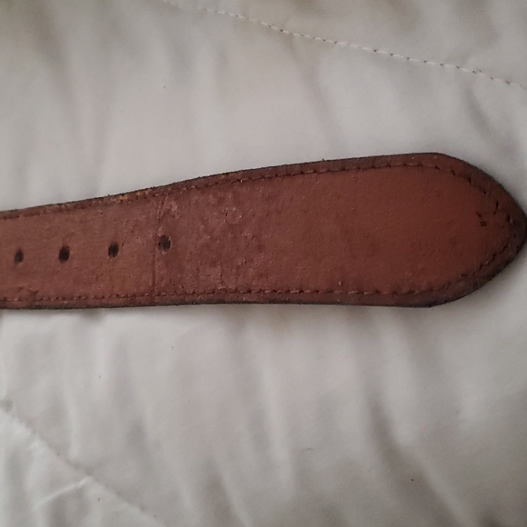 CODE AZURE leather belt size 32 NEW no tag - Picture 4 of 8